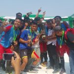 Tim Jabar yang menjuarai Liga Sepak Bola Pelajar U-16 Piala Menpora 2017.