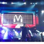 Grup band Musikimia tampil pada acara Soundrenaline 2017 di Garuda Wisnu Kencana (GWK), Bali, Ahad (10/9).