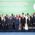 Wakil Presiden Jusuf Kalla menghadiri KTT OKI bertema Sains dan Teknologi di Kazakhstan, Ahad (10/9).