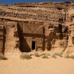 Situs besejarah di Madain Saleh yang terbuka untuk turis di Arab Saudi