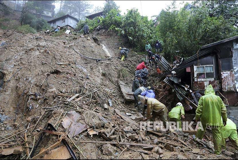 Badai Mangkhut Tewaskan Puluhan Jiwa di Filipina