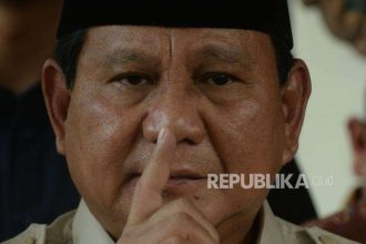 Bakal calon Presiden Indonesia, Prabowo Subianto.