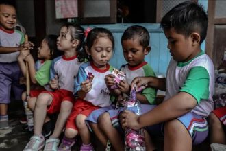 Siswa-siswi program pendidikan anak usia dini (PAUD). (Ilustrasi)