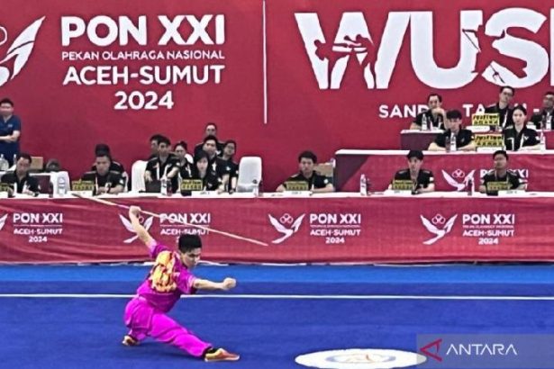 Edgar Xavier Marvelo Raih Medali Emas Kedua di PON 2024 di Wushu Nomor Kombinasi