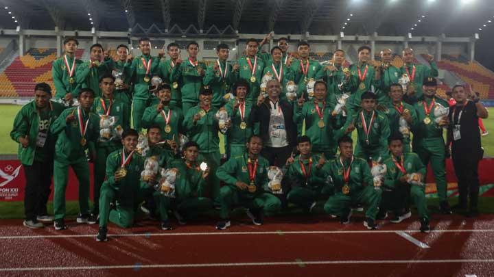 Kesebelasan Jawa Timur Jadi Kampiun PON 2024, Ini Daftar Peraih Medali Emas Sepak Bola PON dari Masa ke Masa